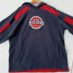 NBA Detroit Pistons パーカー ネイビー/レッド