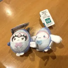 サンリオ　どうぶつ着ぐるみマスコット　サメ編　シナモロール クロミ