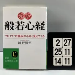 超訳 般若心経 "すべて"の悩みが小さく見えてくる 2-27*25.14*11