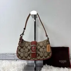 超美品【Coach】Soho Signature Accessory Poach