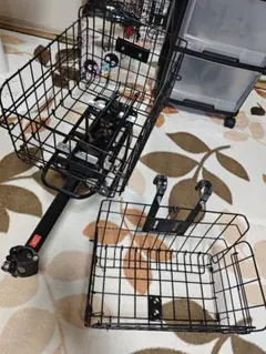 自転車バスケット前後+GORIXリアキャリアのサムネイル