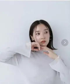 ナチュラルビューティベーシック/長袖リブニット