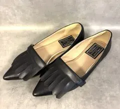 CAMILLE BIS RANDA フリンジフラットパンプス