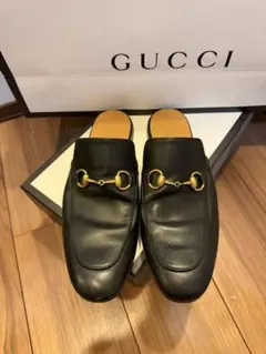 GUCCI プリンスタウン サンダル ミュール ホースビット 38 24cm - メルカリ