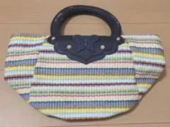 ANASUI 蝶モチーフ かごバッグ　カラフル　レインボーのサムネイル