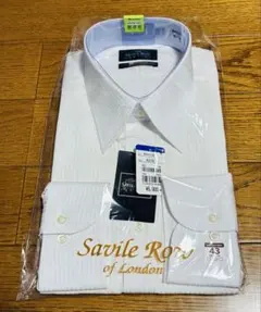 Savile Row ホワイトワイシャツ 長袖 43-78