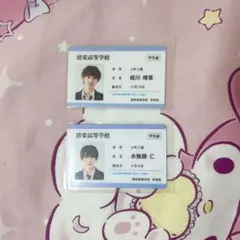 未成年 蛭川晴喜 水無瀬仁 学生証風カード 3点セット ドラマ「未成年～未熟な俺たちは不器用に進行中」学生証風カード