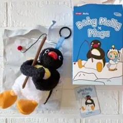 ぬいぐるみ・マスコット popmart babymolly Pingu POPMART ポップマート ベビーモリー × PINGU ハッピー釣り