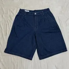 ZARA ネイビー　ジョーツ　ダークデニム ショートパンツ EUR 44