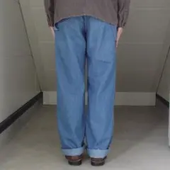 シルエット◎ 70s Lee Vintage Denim Overalls