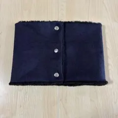 【超メルカリ市特別価格】リバーシブルネックウォーマー（ブラックボア・デニム）