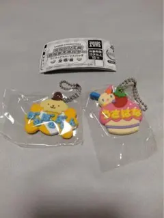 サンリオメルヘン工房おなまえホルダーミニチュアラバーマスコット２　２点セット