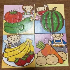 公文 くもん パズル 4ピースと3ピースの４枚セット　知育玩具のサムネイル