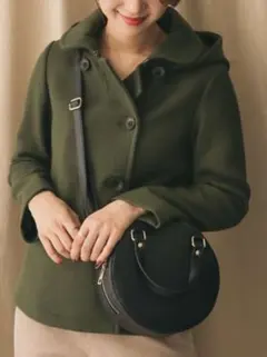 アーバンリサーチドアーズ ショールカラー2WAYショートコート