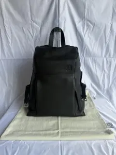 [未使用] LOEWE Tバックパック リュック　ブラック アナグラムのサムネイル