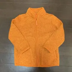 UNIQLO★オレンジ フリースジャケット ★110★