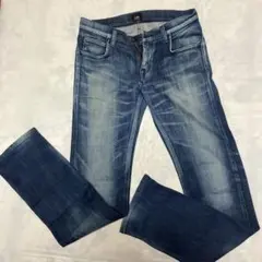 Lee 黒パッチ　ストレッチ　スキニーデニムのサムネイル