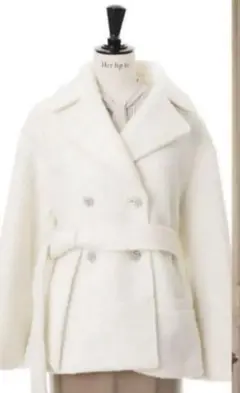 herlipto Oddete Wool-Blend Coat S