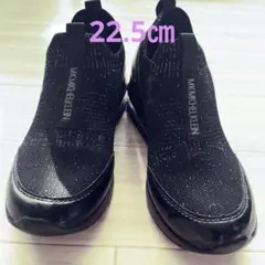 脚長効果✨️ミッシェルクラン エアクッションスリッポンスニーカー ブラック