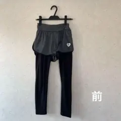 ゆ*こ様 キッズ レギンスとショートパンツ コンビネーション ジム こども 運動