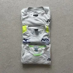 YONEX MIZUNO テニスウェア 半袖シャツ 3枚セットのサムネイル