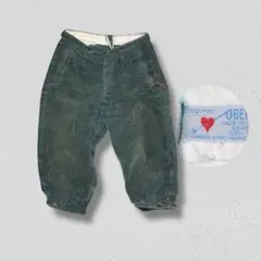 ▪️60s JBERMEYR ビンテージ パンツ コーディロイ ユーロ 緑 w31のサムネイル
