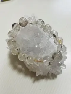 ［天然石］ホワイトルチルインクォーツ　15㎜　虹があります 天然石］ホワイトルチルインクォーツ 15㎜ 虹があります - メルカリ
