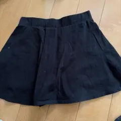 ギャップ❣️黒 フレアスカート ゴムウエストのサムネイル