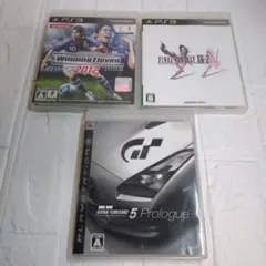 中古 FF XIII-2 ウイイレ2012 グランツ5 PS3 ソフト 3本