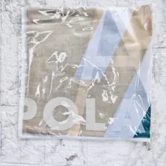 【新品未開封】POLA ポーラ ロゴデザイン ハンカチ ノベルティ 非売品のサムネイル