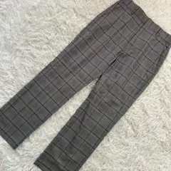［美品］JOURNAL STANDARD チェック柄スラックス グレー 38