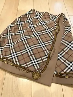 美品　Burberrys バーバリー　ホースマーク　ノバチェックラップスカートのサムネイル