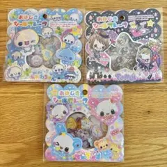 【国内正規品】3点シールセット♡平成女児 おはじきシールフレーク