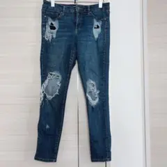 SOFÍA JEANS レディース ダメージ スキニーデニム ストレッチ