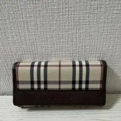 【新品同様】BURBERRY バーバリー 5連 キーケース ブラウン　茶