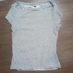 ストライプ 半袖Tシャツ XS-XL