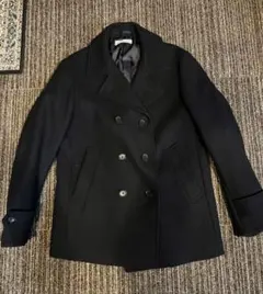 ユナイテッドアローズ　BEAUTY&YOUTH ブラック ピーコート