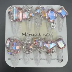 No.38ネイルチップS・個性的・平成女児・天使界隈・姫ギャル・淡色 ・推し活