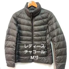 レディース89チャコールM寸ウルトラライトダウンジャケット