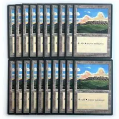 ICE 平地 B絵柄 英語20枚 第4版 旧枠 基本地形 基本土地 人気絵柄