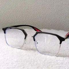 【新品未使用】ツーブリッジ　サーモントブロー　コンビフレーム　ビッグシェイプ