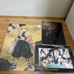 鬼滅の刃3点セット 和紙風ファイル 無限城入場特典2つ