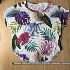 Desigual ボタニカル柄 半袖Tシャツ Mのサムネイル