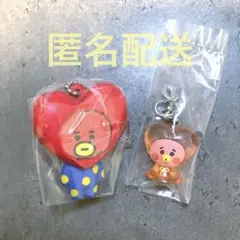 【TATA 2種セット】BT21 フォトフレームマスコット めじるしアクセサリー