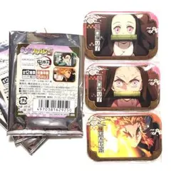 【新品】　鬼滅の刃　鬼滅　まるかく　缶バッジ　竈門禰豆子　煉獄杏寿郎　カンバッジ