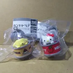 サンリオ　缶キャラ2体 ポムポムプリン キティ