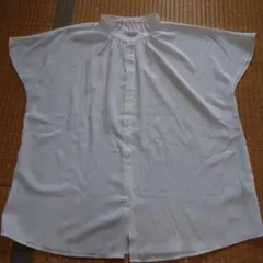 GU ☆フレンチノースリーブ シャツ XL