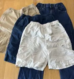 UNIQLO キッズパンツ140 4本セット