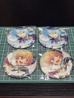 あんさんぶるスターズ 缶バッジ 日々樹渉 真白友也4点セット