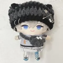 にじぱぺっとボーダー猫耳ニット帽 ショルダーバッグセット